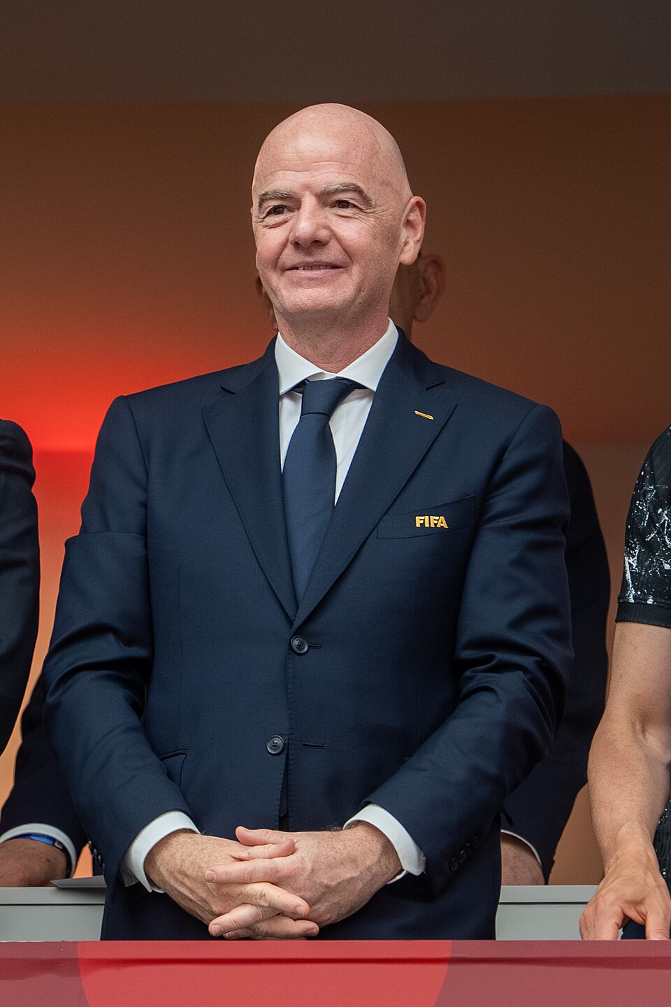 FIFA president Gianni Infantino watching a match in June 2026
